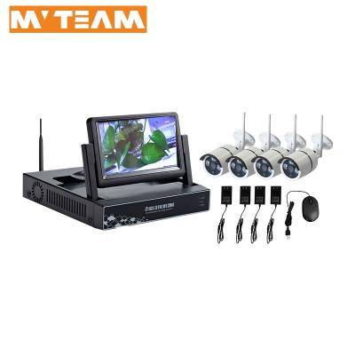 China Wireless Top Selling! ! ! Home Security System Surveillance CCTV Camera Set 720P 4ch Wifi NVR Kit for sale