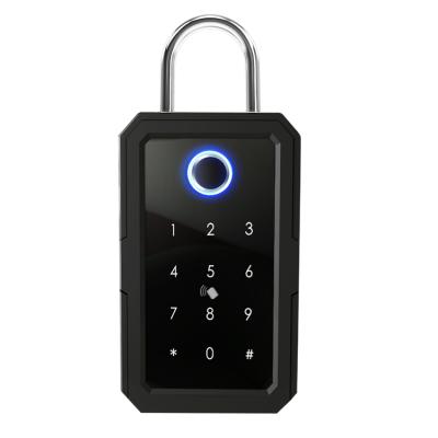 China Protective Lock Hanging Box for Fingerprint Smart Master Passcode Box Keyless Passcode Holder App TUYA TTLock Digital Shared Door Lock Key Box Dropshipping Padlock Keys for sale