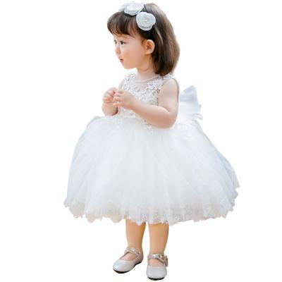 China Breathable Ceremony Infant 1st Birthday Dress For 1-12 Year Princess Dresses Party Baptism Dress Baby Clothes Sequin Dress for sale