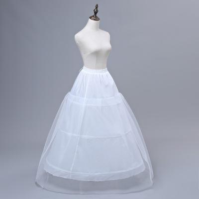 China Polyester/Cotton White Taffeta 4 Hoops Skirt Petticoat Wedding Bride Wedding Dress 6 Hoops Petticoat Party Victorian Petticoat For Dresses for sale