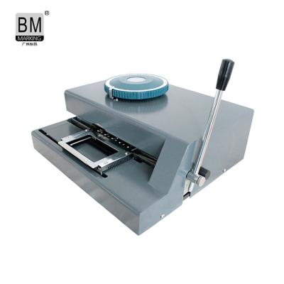 China Manual metal tag 52 characters embossing machine for metal, dog tag embossing machine for sale