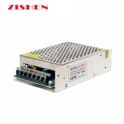 China AC 220V To DC 5V 10A 50W Power Supply For LED Display 158*98*42mm for sale