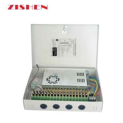 China 480W 12V 40A For CCTV Camera 18CH LED Bar Lights Switching Power Supply Box S18CH-480-12 for sale