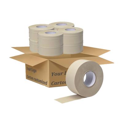 China Home Office Public Places Public Places Brown Toilet Paper Towel Tissue Roll Recycled Soft Mufc Tolet Paper Jumbo Roll Customized for sale