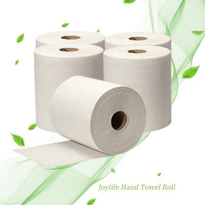 China Home office public places roll paper towel factory price high quality blank industrial roll paper towel maxi for sale