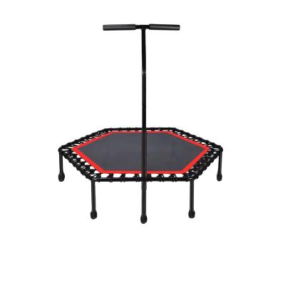 China With protective net durable using good price 1.1 meter hexagonal fitness trampoline for sale