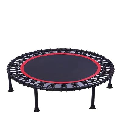 China Without net protector 40 inch high quality octagonal folding trampoline for sale with handrails fitness indoor trampoline for sale