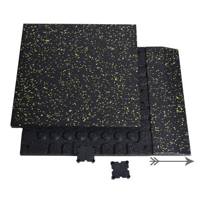 China Modern 20mm Thickness Anti Slip Gym Rubber Flooring Mats for sale