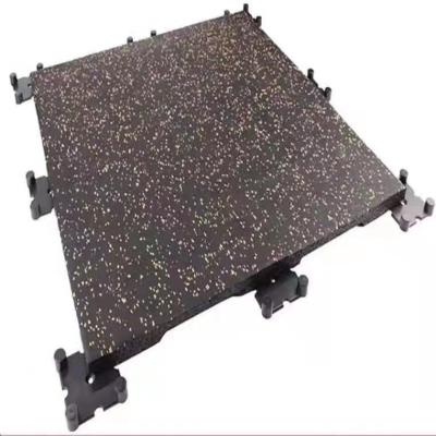 China Modern 25mm Thickness Black With White Composited Rubber Roll Flooring Carpets for sale