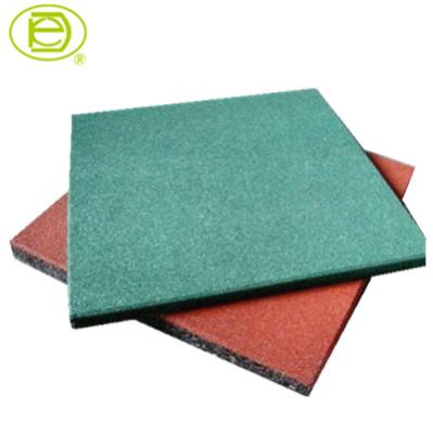 China Annul 500mm*500mm Playground Or Kindergarten Rubber Flooring Mat Tiles for sale