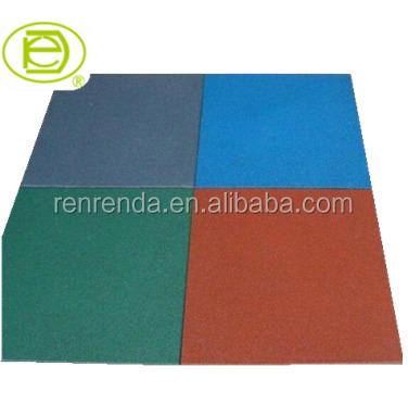 China Outdoor Recycled Rubber Granules Used Rubber Flooring Bricks For Playground for sale