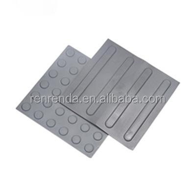 China Recycled Rubber Tracks Rubber Tactile Blind Brick Granules Rubber Mat for sale