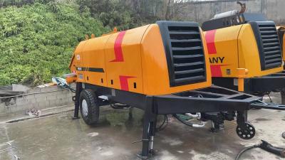 China 10-18Mpa Refurbished Concrete Trailer Pump Concrete Stationary Pump Deutz Engine for sale