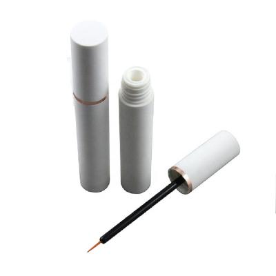 China Eyeliner Bottle Wholesale Cosmetic Matte White Eyelash Growth Liquid Glue Bottle Vials Private Label Glue Bottle 6ML Eyeliner Cosmetic Wholesale Container for sale