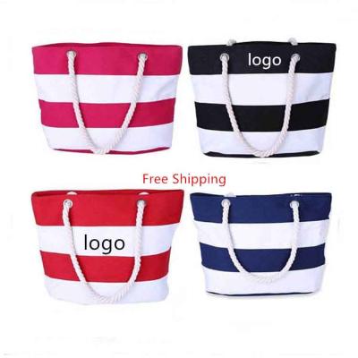 China Japan style OEM cheap handbags printed beach bag custom design canvas tote beach handbags custom logo beach bag for sale