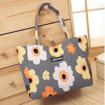 China Custom Printing Folding Canvas Girls Favorable Prices Shopping Bag for sale