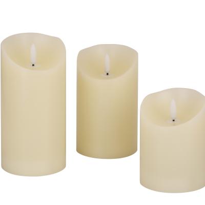 China Fashion High Quality Luxury Vintage Battery Candle LED Candle Lights Gift Sets at Party Decoration Candle Set for sale