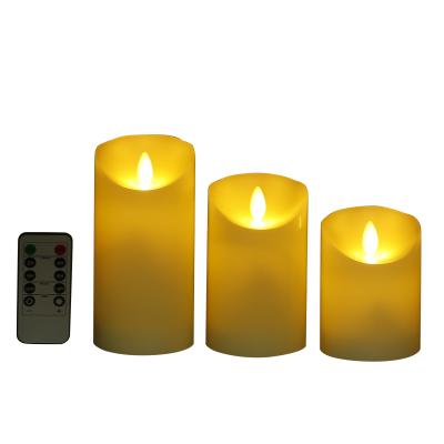 China Blink. Eco-Friendly Flameless Battery Operated Lighting Flicker Candle Timer LED Christmas Decoration Candles Sets for sale