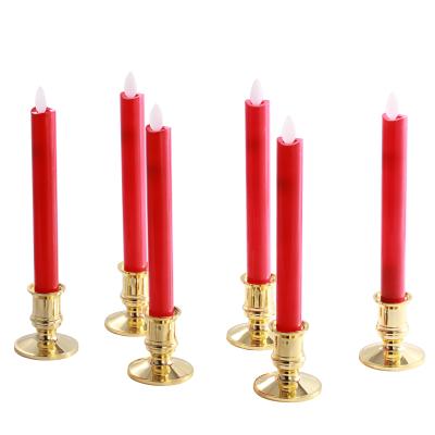 China Birthdays Led Pillar Long Candles Battery LED Wick Wholesale Flashing Movable Candle For Church Candles for sale