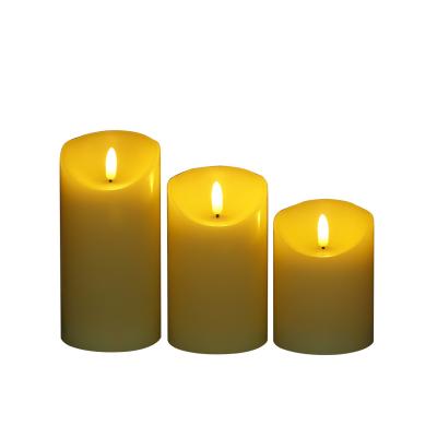 China 3D Birthdays Bullet Head Flame Wick Candle Lighting DIY Making Lead Battery LED Candles Sets for sale