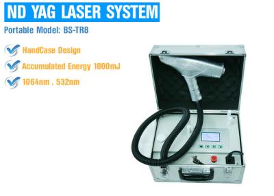 China Painless Portable Q Switched Nd Yag Laser Tattoo Removal Permanent Safety Treatment for sale