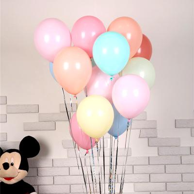 China Party Decorations Balloons Party Decorations Balloons Wholesale 5 Inch Natural Latex Orangetex Small Round Balloon for sale