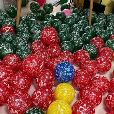 China Hot Selling Party Decorations Balloons Latex Balloons Party Decorations Favor Decoration Red Balloon Merry Christmas Balloon for sale