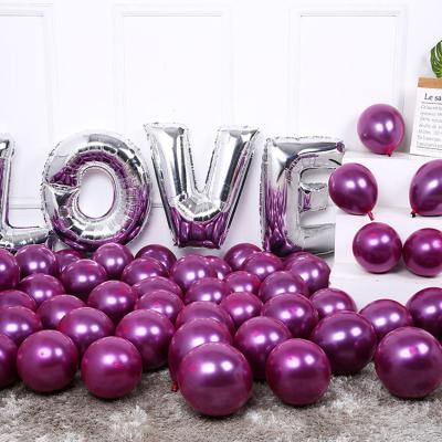 China Hot Selling Globo Chime Light Balloon Party Toy Gift Toy Gift Toys Latex Balloon Kids Helium Chrome Decoration Metallic Balloon for sale