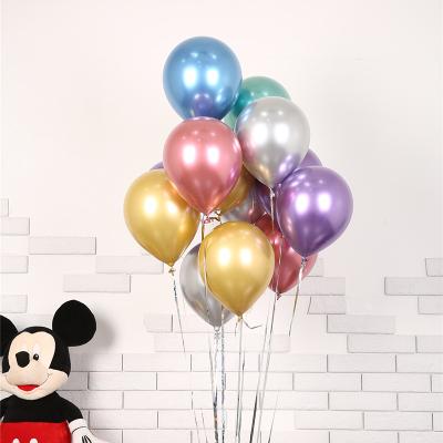 China Party Decoration Balloons Party Decoration Balloons 10 Inch 1.8g High Quality Colorful Chime Balloon Latex Metal Decoration Balloons Chrome Metallic Balloons for sale