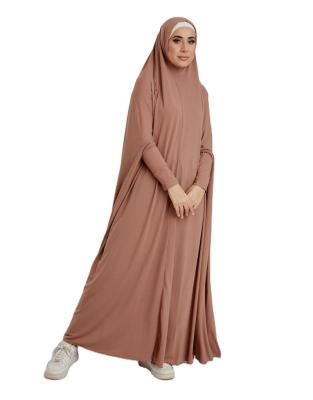 China Islamic Clothing Polyester New Modest Khimar Hijab Abaya Prayer Thobe Traditional Muslim Dress Jilbab Maxi Jilbab Jilbab for sale