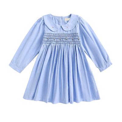 China 2022 New Autumn Washable Children's Best-Selling Dress Borders Girl's Handmade Dress Cute Western Embroidered Princess Dress for sale