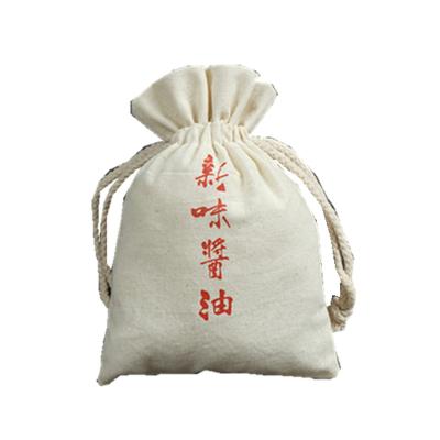 China 100% Recyclable Cotton Bag With Logo Custom Suit Canvas Bag For Chopsticks for sale