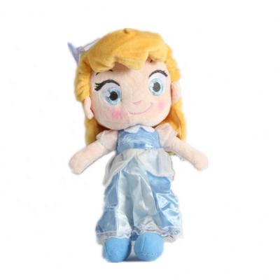 China Cartoon Toy Princess Doll Cinderella Plush Toy Stuffed Doll Gift For Child for sale