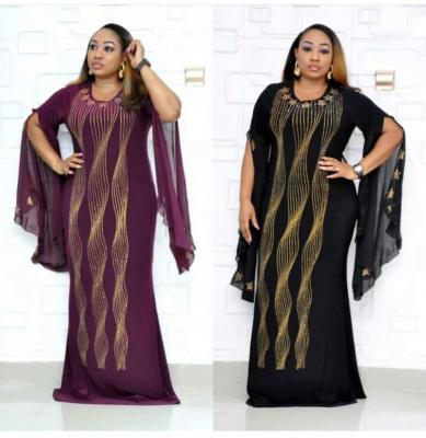 China Anti-Static Plus Size 2XL Fat Ladies African Clothing Church Dress For Women for sale