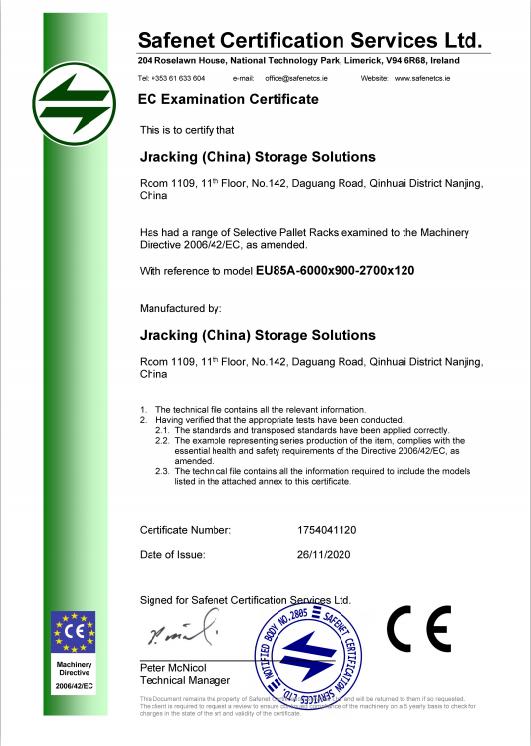 CE - JRACKING(CHINA) STORAGE SOLUTIONS