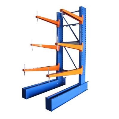 China Industrial Heavy Duty Corrosion Protection Warehouse Equipment Cantilever Beam Racking For Steel Tube for sale