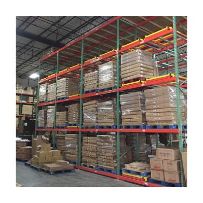 中国 Normal Temperature Or Cold Chamber Tire Storage Systems American Style Teardrop Pallet Racking Multi Selective Warehouse Equipment (-40C Max) 販売のため