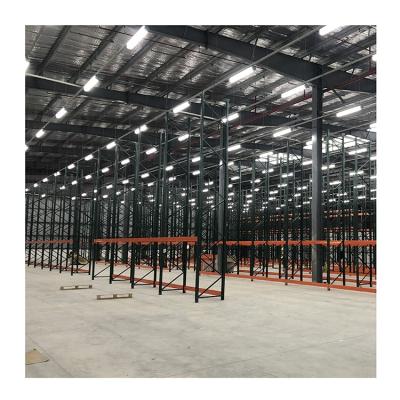 China Normal Temperature or Cold Room Pallet Rack US Teardrop Pallet Racking System (-40C Max) Heavy Duty Steel Shelves For Warehouse Te koop