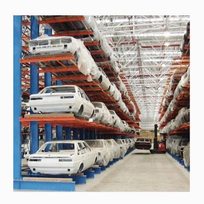 China Powder Coating Double Sided Heavy Duty Cantilever Corrosion Protection Jracking Car Cantilever Racking for sale