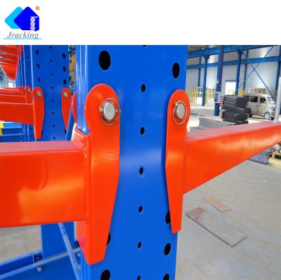 China 1.Extra long corrosion protection high capacity heavy duty pipe and irregular items cantilever racking near me for sale