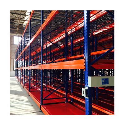 China High Density Corrosion Protection Radio Shuttle Electric Mobile Pallet Runner Rack for sale