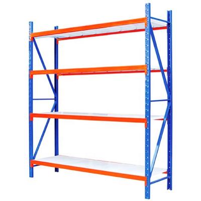 China Corrosion Protection Selective Longspan Shelves Warehouse Storage Unit Bay Longspan Shelving Rack for sale