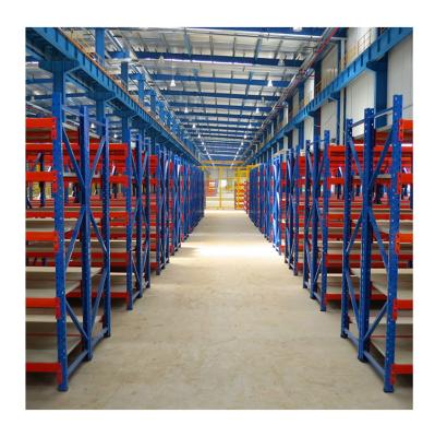 China Multilayer Corrosion Protection Racking Racking System 60 Longspan Warehouse Shelf Light Duty Steel Rack for sale