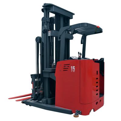 China Manufacturing Plant Electric Forklift van forklift used for Narrow roadway rack steerable forklift 1.5ton Three way for sale