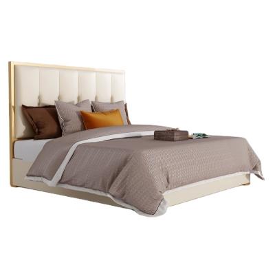 China Storage China Manufacturer Nordic King Size Latest Designs Wooden Double Bed for sale