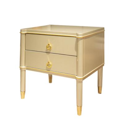 China High Quality Modern High End Bedroom Furniture Nightstand Bed Side Stand Night Stand With Drawer for sale