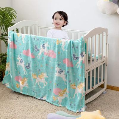 China PASSIONATE 50inch X 60inch Franela Luminosa Soft Warm Glows in Dark Blanket for Kids Night Out for sale