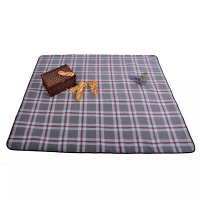 China HomeTexitle Fleece Printed Travel Throw Picnic Blanket Fleece Portable Printed Camping Mat for sale