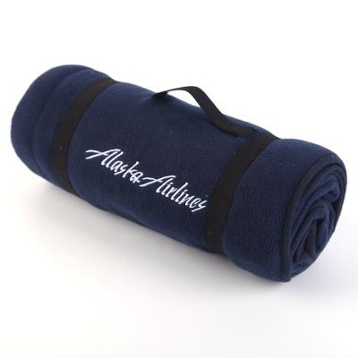 China Fancy Design Anti-pilling Super Soft Warm Poly Fleece Comfortable Travel Blanket for sale