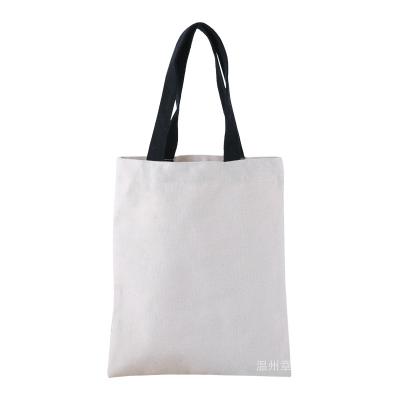 China Custom Wholesale Fashion Manufacturers Cotton Fabric Tote Bag With Logo Printed Canvas Bag Custom for sale